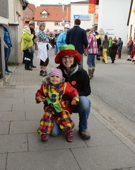 Erynn and Greta at the 2014 Malsch Fasching Parade